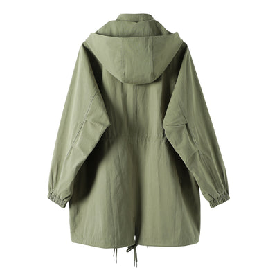 Abrigo Ligero de Color Liso para Primavera y Otoño - Image 12