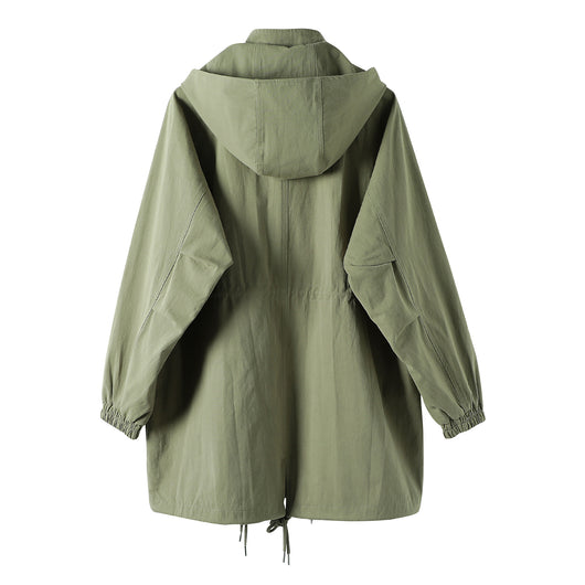 Abrigo Ligero de Color Liso para Primavera y Otoño - Image 12