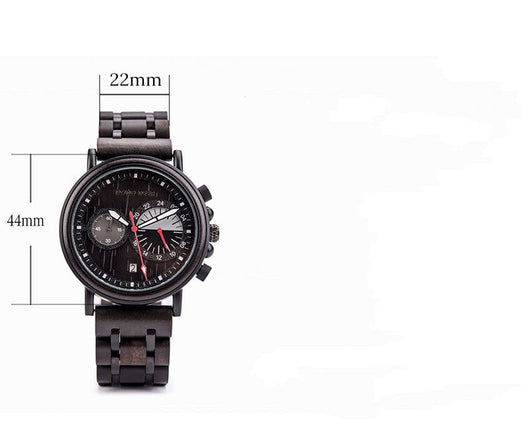 Reloj Cronógrafo de Moda con Calendario y Tecnología Láser - Image 4