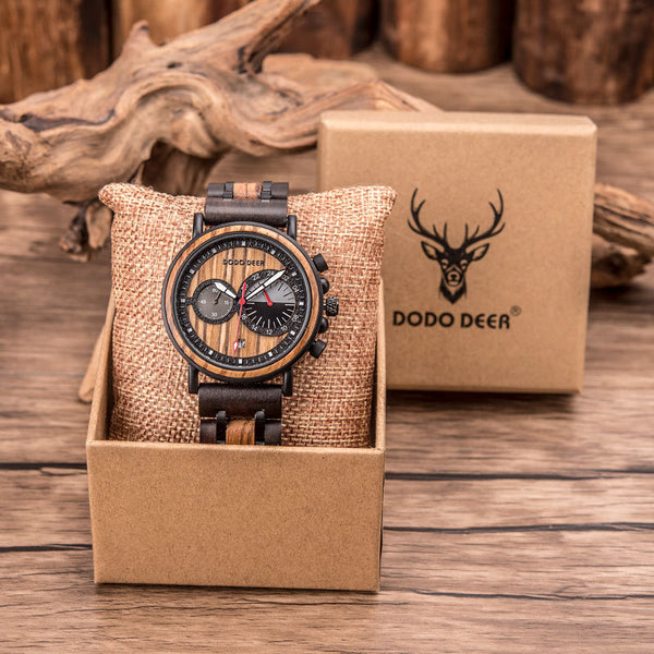 Reloj Cronógrafo de Moda con Calendario y Tecnología Láser