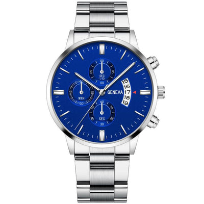 Reloj de Cuarzo Clásico para Hombre con Diseño de Tres Ojos - Image 3