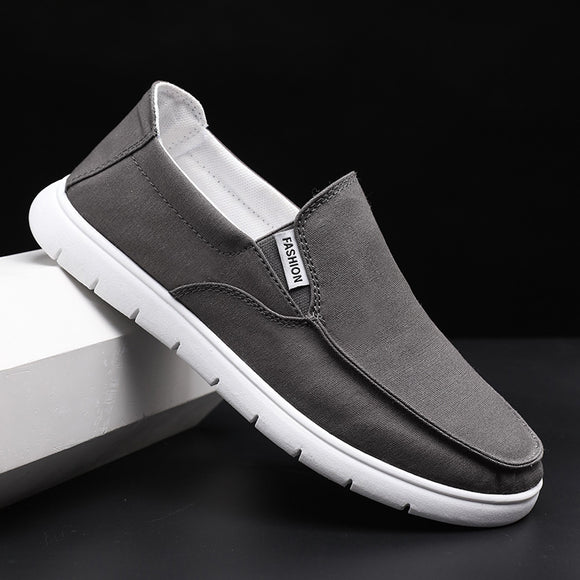 Zapatos de Lona Respirable con Talón Plano Lazy Pedal