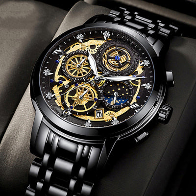 Reloj Suizo para Hombre Resistente al Agua con Movimiento de Cuarzo - Image 9