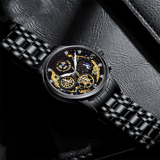 Reloj Suizo para Hombre Resistente al Agua con Movimiento de Cuarzo - Image 10
