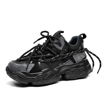 Zapatillas Deportivas Mujer Coreanas Suela Gruesa Tendencia Casual - Image 10