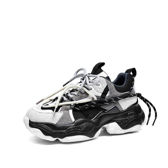 Zapatillas Deportivas Mujer Coreanas Suela Gruesa Tendencia Casual