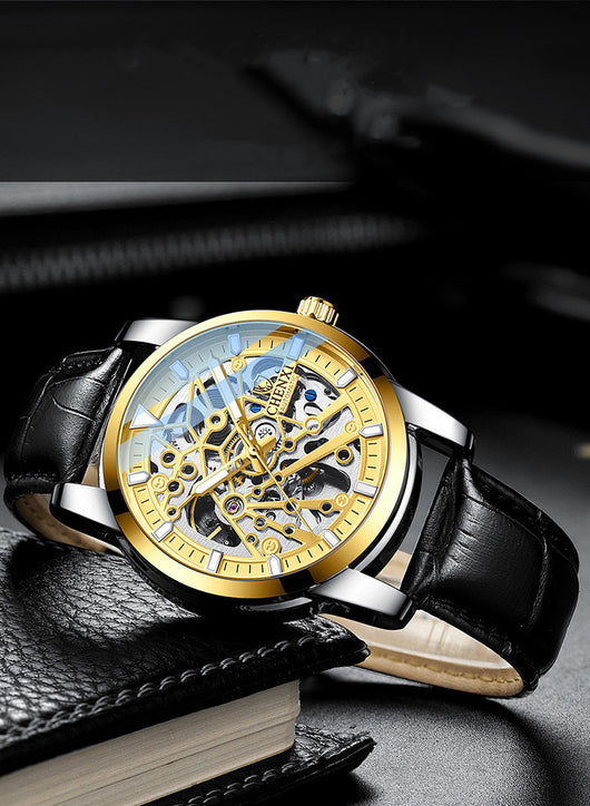 Reloj Mecánico Automático para Hombre con Esfera Transparente, Resistente al Agua y Luminoso - Image 7