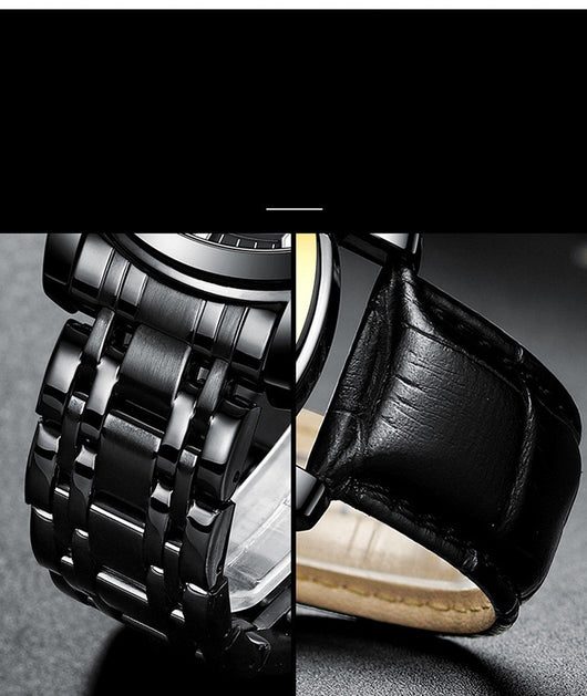 Reloj Mecánico Automático para Hombre con Esfera Transparente, Resistente al Agua y Luminoso - Image 9