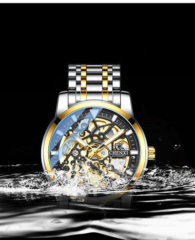 Reloj Mecánico Automático para Hombre con Esfera Transparente, Resistente al Agua y Luminoso - Image 13