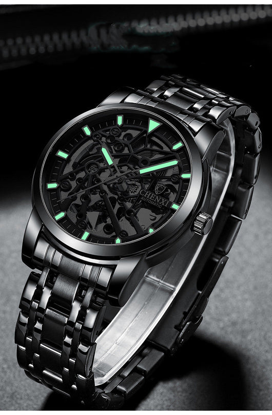 Reloj Mecánico Automático para Hombre con Esfera Transparente, Resistente al Agua y Luminoso - Image 16