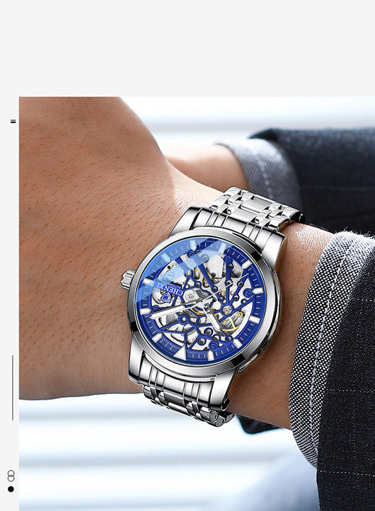 Reloj Mecánico Automático para Hombre con Esfera Transparente, Resistente al Agua y Luminoso - Image 17