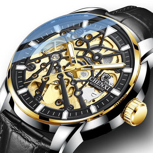 Reloj Mecánico Automático para Hombre con Esfera Transparente, Resistente al Agua y Luminoso - Image 4