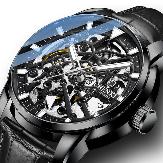 Reloj Mecánico Automático para Hombre con Esfera Transparente, Resistente al Agua y Luminoso - Image 3
