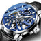 Reloj Mecánico Automático para Hombre con Esfera Transparente, Resistente al Agua y Luminoso