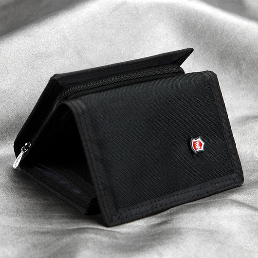 Billetera de Lona para Hombre con Monedero y Cierre - Image 4