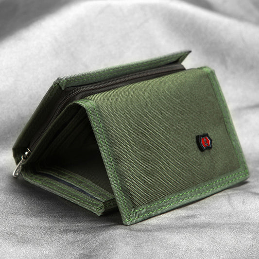 Billetera de Lona para Hombre con Monedero y Cierre - Image 2