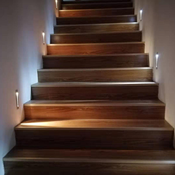 Luz Empotrada LED para Escaleras y Pasillos - Iluminación de Pared Moderna