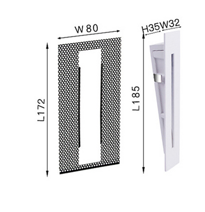 Luz Empotrada LED para Escaleras y Pasillos - Iluminación de Pared Moderna - Image 7
