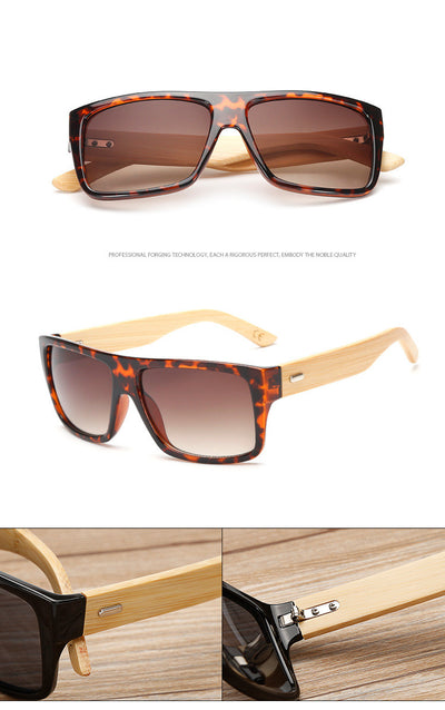 Gafas de Sol con Patillas de Bambú - Estilo Retro Unisex - Image 12
