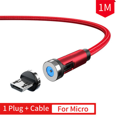 Cable de Carga Magnético Giratorio 3 en 1 Compatible con Apple - Image 2