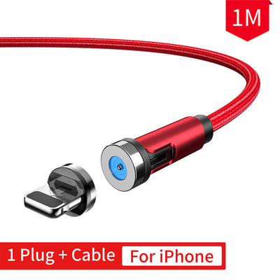 Cable de Carga Magnético Giratorio 3 en 1 Compatible con Apple - Image 4