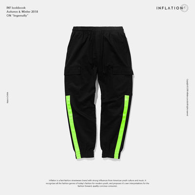 Pantalón Cargo Ancho con Costuras de Contraste y Cintura Ajustable - Image 10