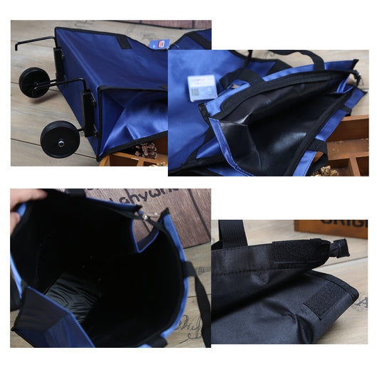 Bolsa de Compras Plegable con Ruedas - Carrito de Viaje Multifuncional - Image 9