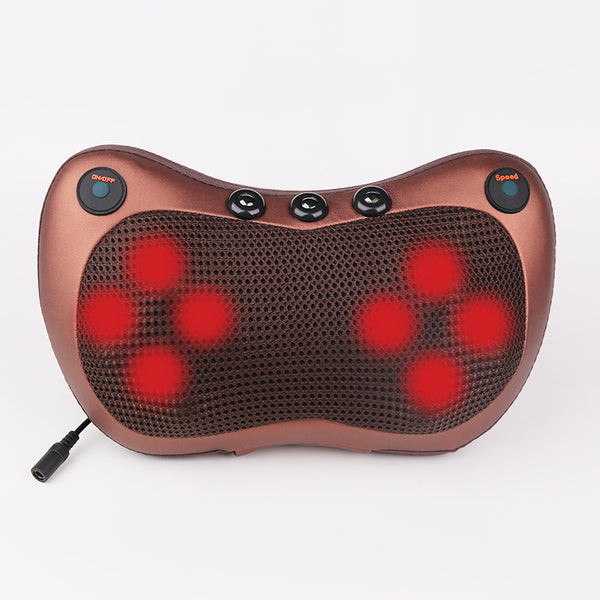 Almohada Masajeadora Cervical y Lumbar Dual con Control Inteligente