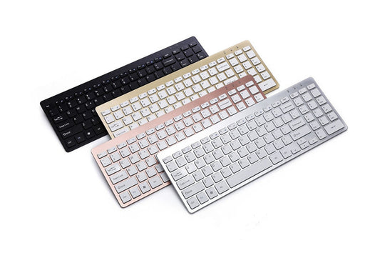 Teclado Inalámbrico USB Profesional para Negocios