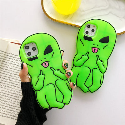 Funda Suave de Dibujos Animados de Alienígena Extraño en 3D - Image 8