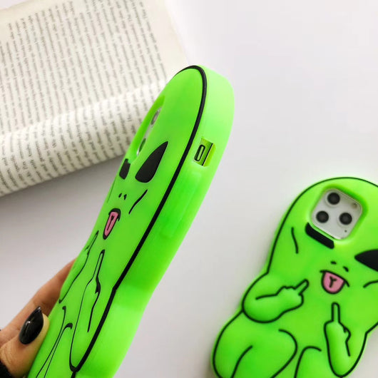 Funda Suave de Dibujos Animados de Alienígena Extraño en 3D - Image 2