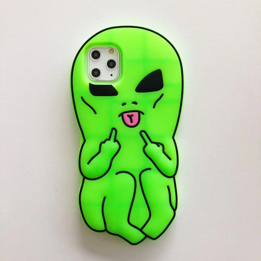 Funda Suave de Dibujos Animados de Alienígena Extraño en 3D - Image 4