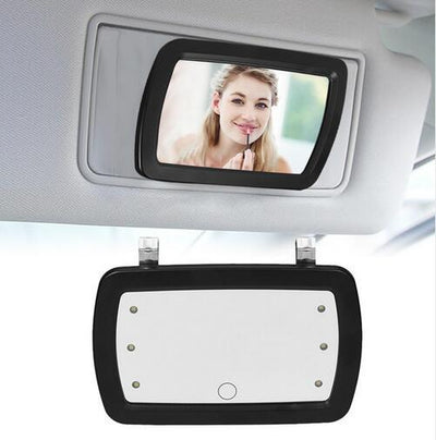 Espejo de Maquillaje para Auto con Luz LED y Control Táctil Universal - Image 8