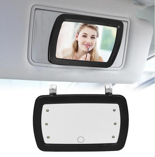 Espejo de Maquillaje para Auto con Luz LED y Control Táctil Universal - Image 4