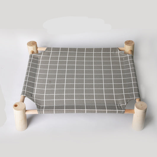Cama de Madera Maciza para Perros Extraíble y Lavable - Image 5