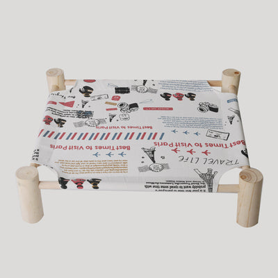 Cama de Madera Maciza para Perros Extraíble y Lavable - Image 4