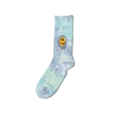 Calcetines Medianos Tie-Dye de Algodón con Diseño Floral - Image 6