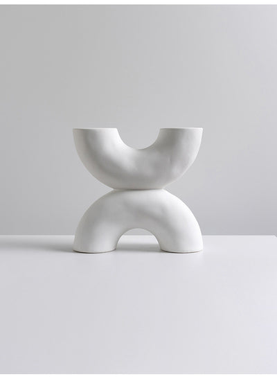 Decoración de Cerámica con Diseño X para Mueble TV, Escritorio y Entrada - Estilo Chino Contemporáneo - Image 9