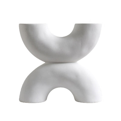 Decoración de Cerámica con Diseño X para Mueble TV, Escritorio y Entrada - Estilo Chino Contemporáneo - Image 3
