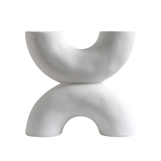 Decoración de Cerámica con Diseño X para Mueble TV, Escritorio y Entrada - Estilo Chino Contemporáneo - Image 3
