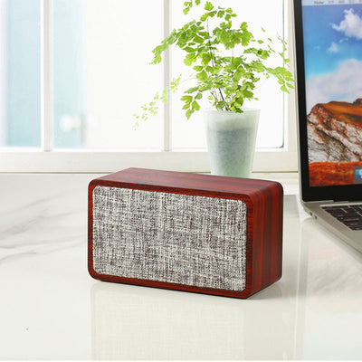 Parlante Bluetooth Retro de Madera con Diseño Vintage - Image 4