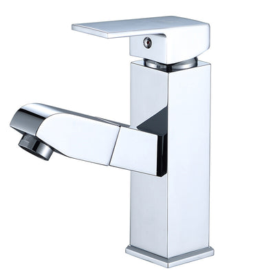 Grifo Extraíble Agua Fría y Caliente para Baño y Cocina con Caño Telescópico Cuadrado - Image 6