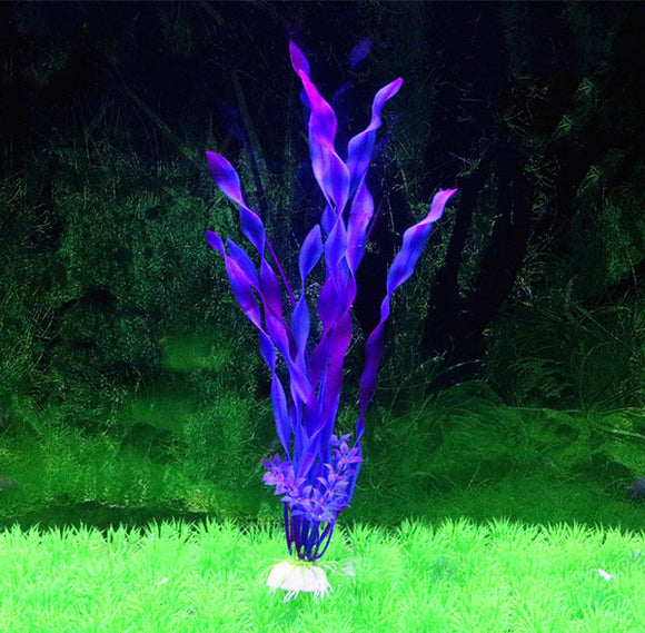 Plantas artificiales para decoracion de acuario