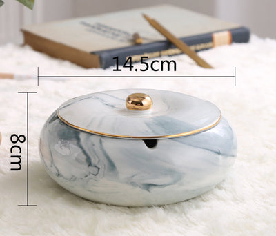 Cenicero de Cerámica Elegante para Sala, Oficina y Espacios Premium - Image 14