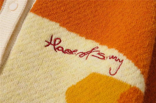 Cardigan Tejido Jacquard Retro para Mujer - Image 16