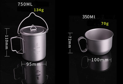 Vaso Térmico de Titanio Portátil para Café y Bebidas - Image 9