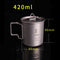 Vaso Térmico de Titanio Portátil para Café y Bebidas