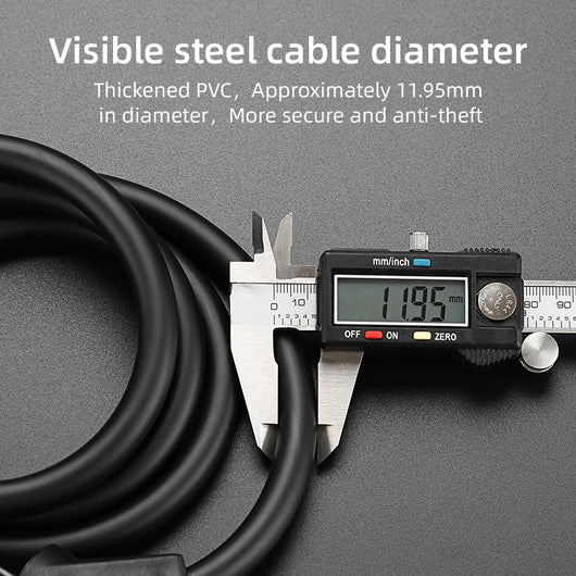 Candado de Bicicleta con Código 4 Dígitos, Núcleo de Aleación Ligera y Luz LED - Image 5