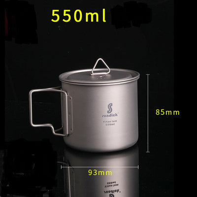 Vaso Térmico de Titanio Portátil para Café y Bebidas - Image 3