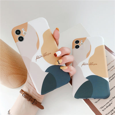 Funda para iPhone Morandi Color Compatible con Apple 12Promax y Modelos X Xs - Image 8